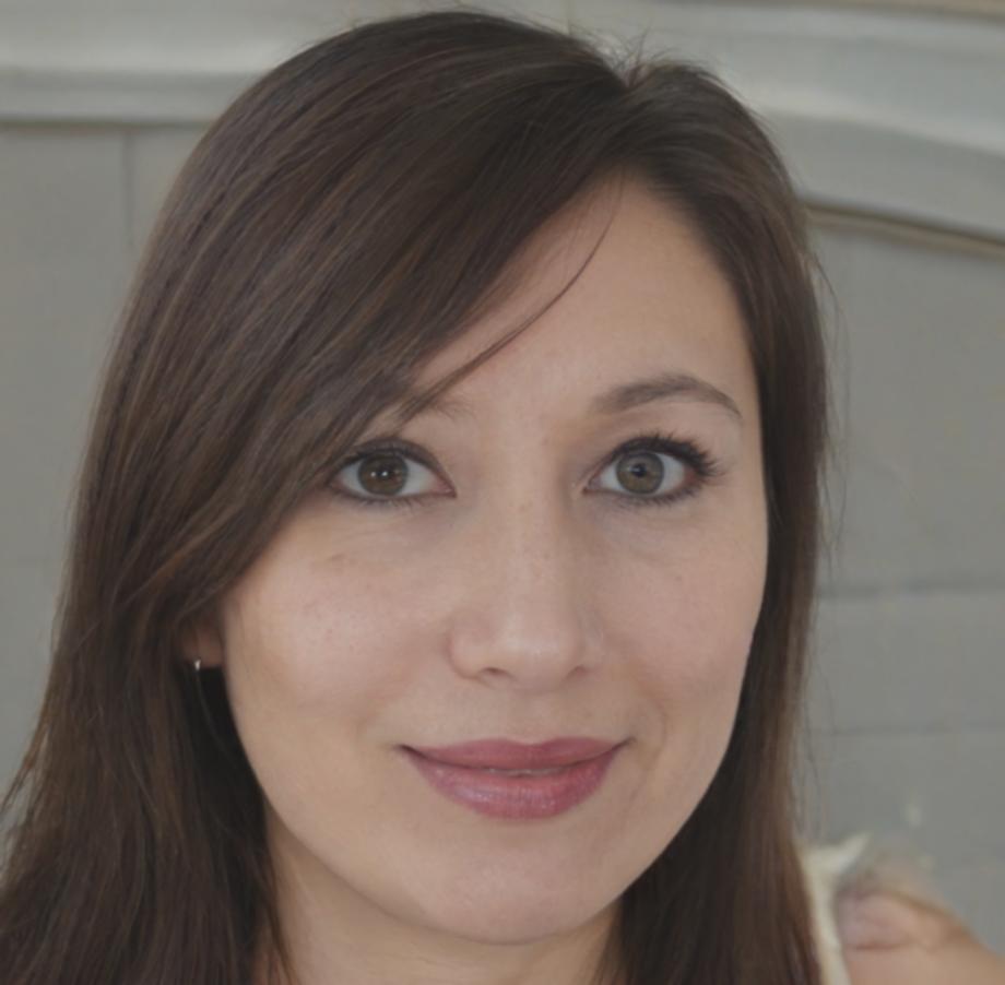 Portrait of financial program graduate sharing her success story