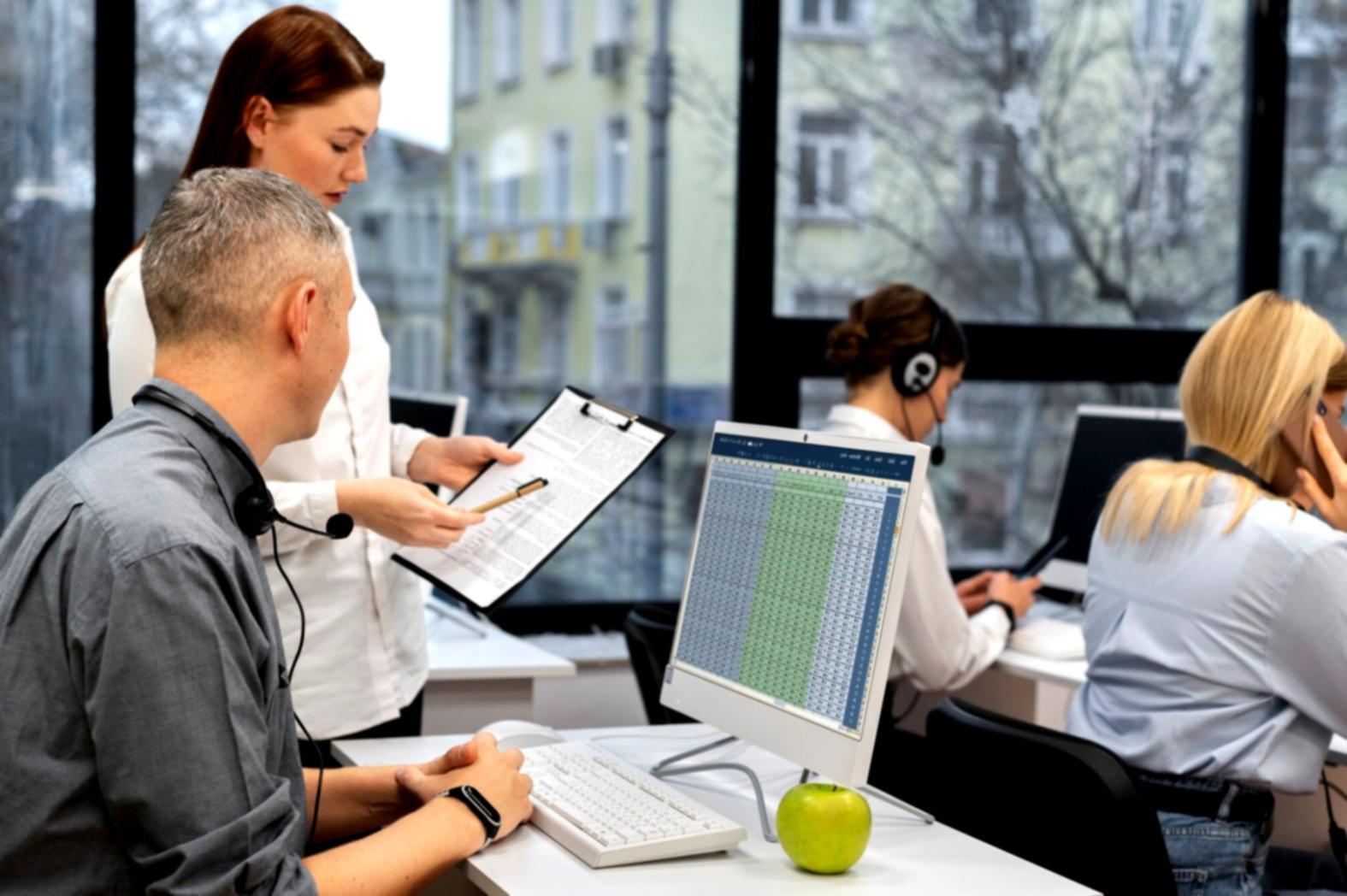 Professional financial planning session with charts and documents